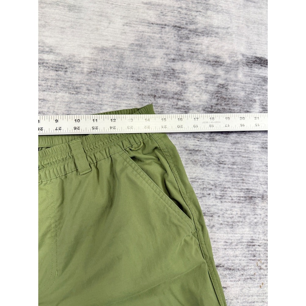 REI Co-op Mens Hiking Pants Olive Green Nylon Stretch Size Medium Drawstring - Picture 10 of 10